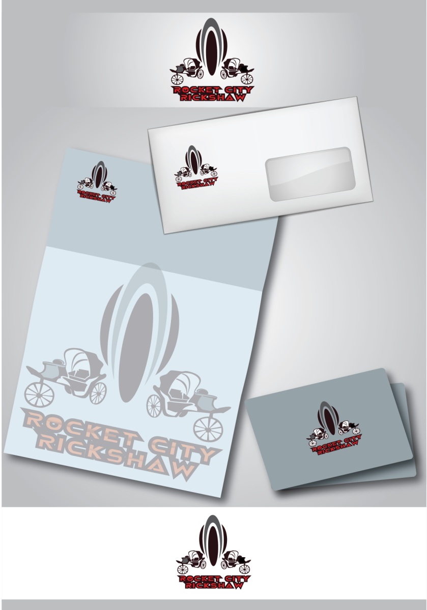 Logo Design by AKG for Rocket City Rickshaw | Design #3357175