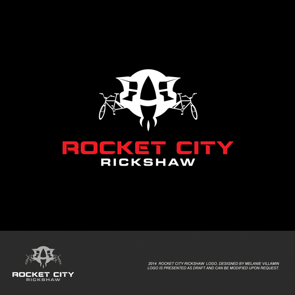 Logo Design by mvillamin for Rocket City Rickshaw | Design #3344221