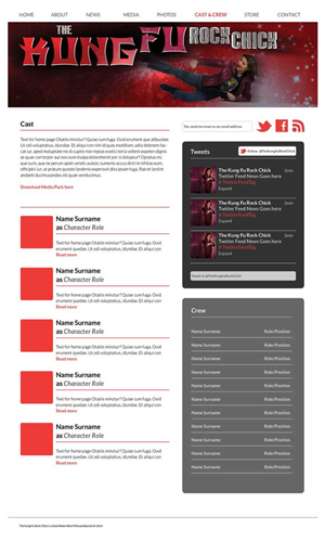 Web Design by vrdesignaid for East Meets West Films | Design: #3569972