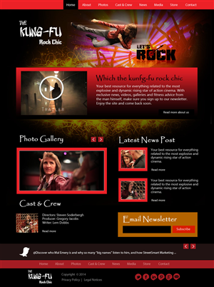 Web-Design von uk für East Meets West Films | Design #3480905