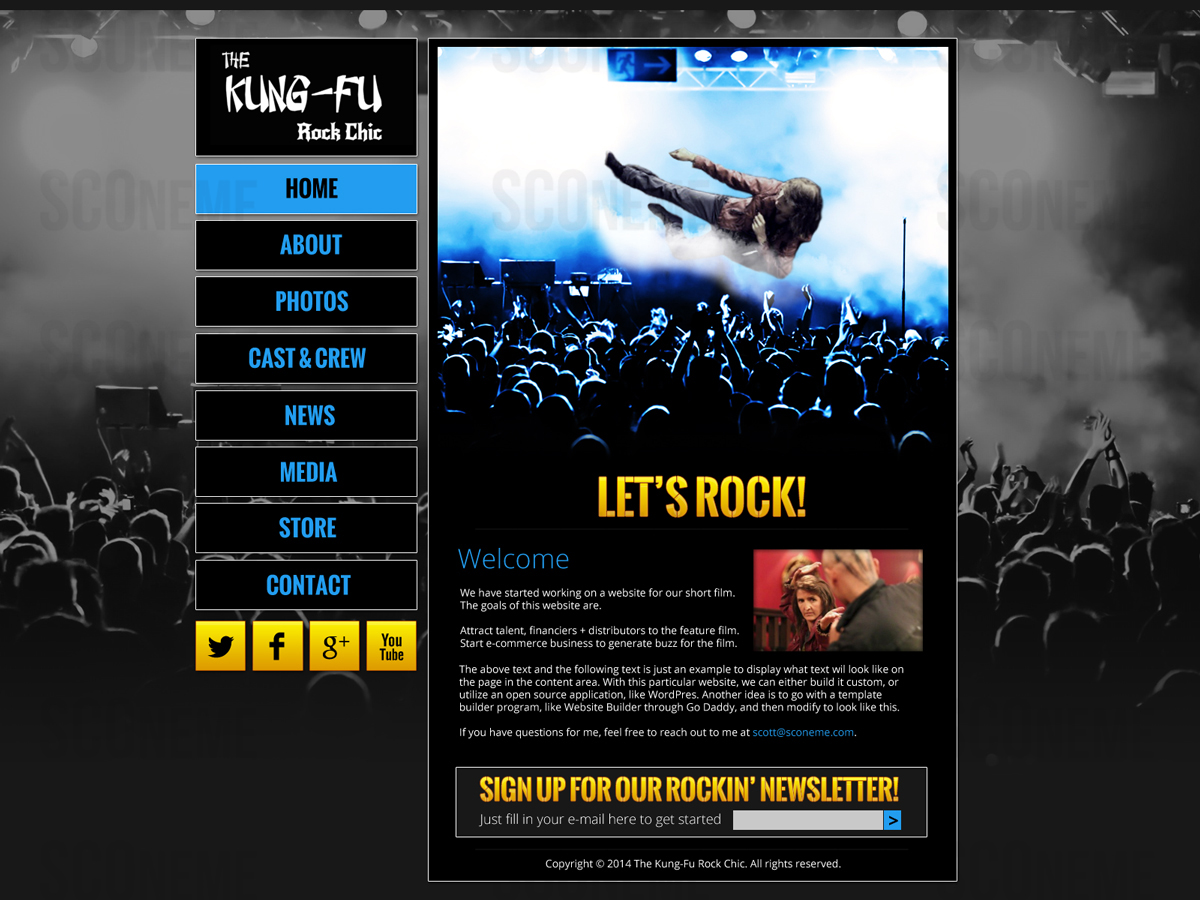 Web Design by SCOneme for East Meets West Films | Design #3377258