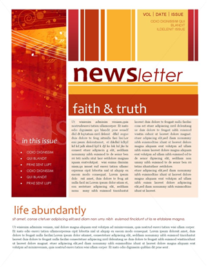 Newsletter Design by nadiakhan1010 for Cogent Technologies | Design #3335422