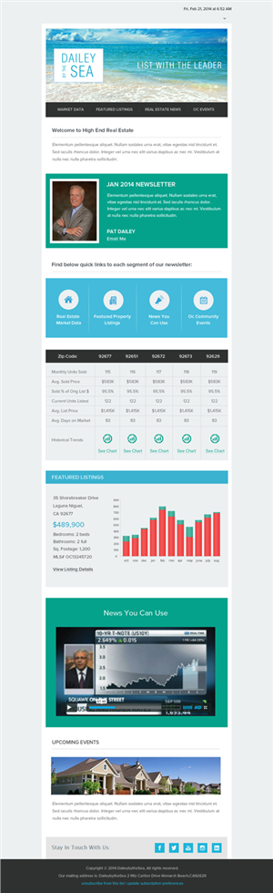 Newsletter-Design von OM für Cogent Technologies | Design: #3373720