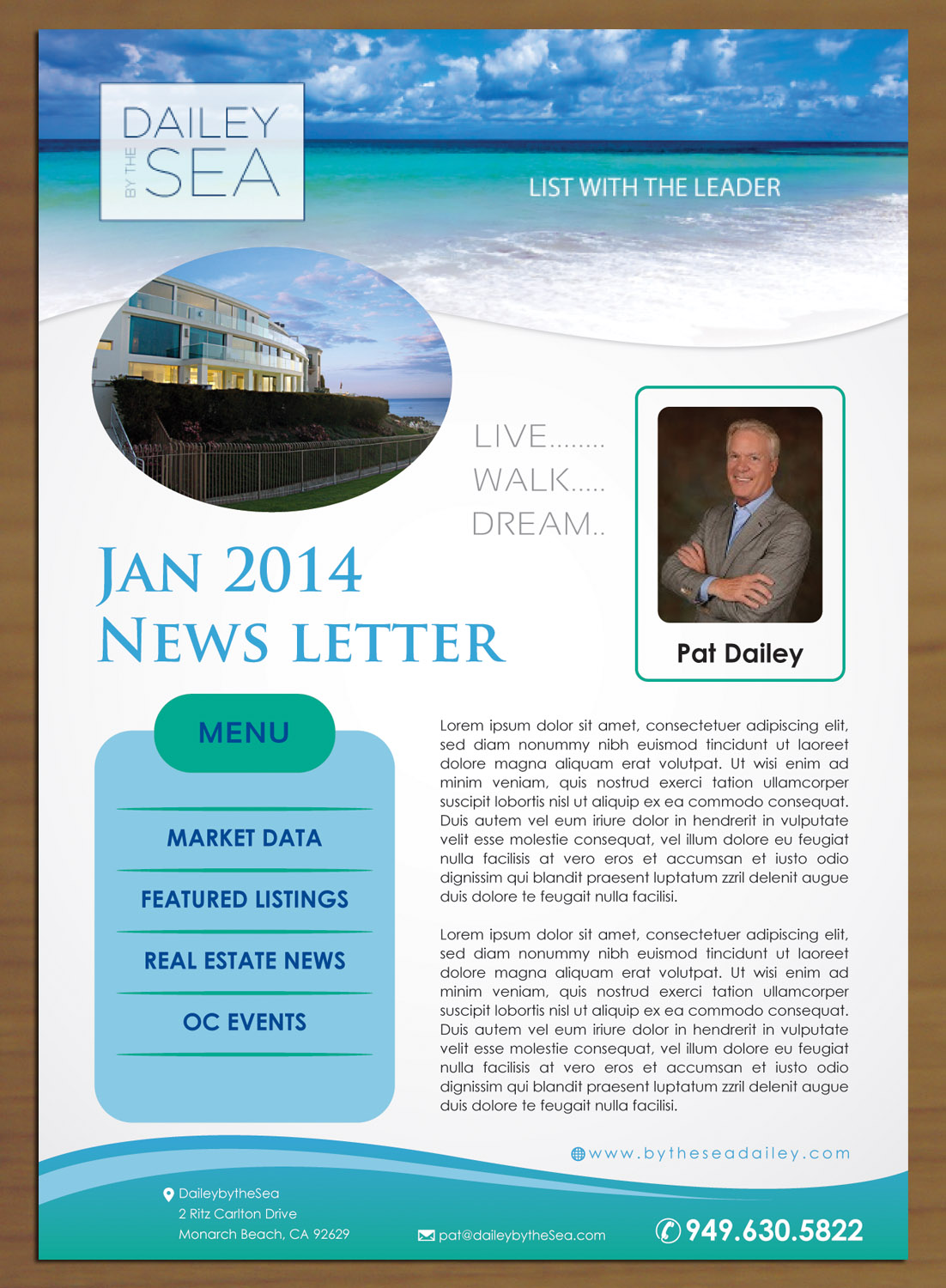 Fabulous Models Of <strong>Real Estate Newsletter Templates</strong> Free ... Real estate newsletter templates