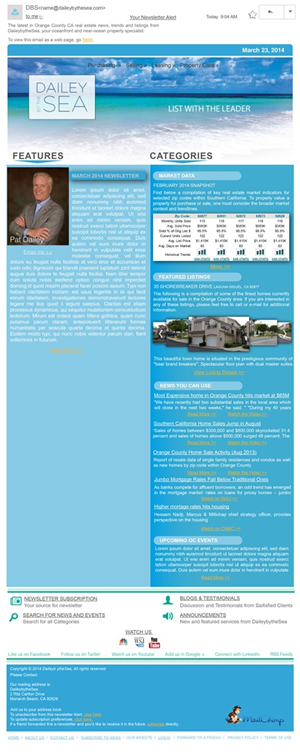 Newsletter Design by Jay