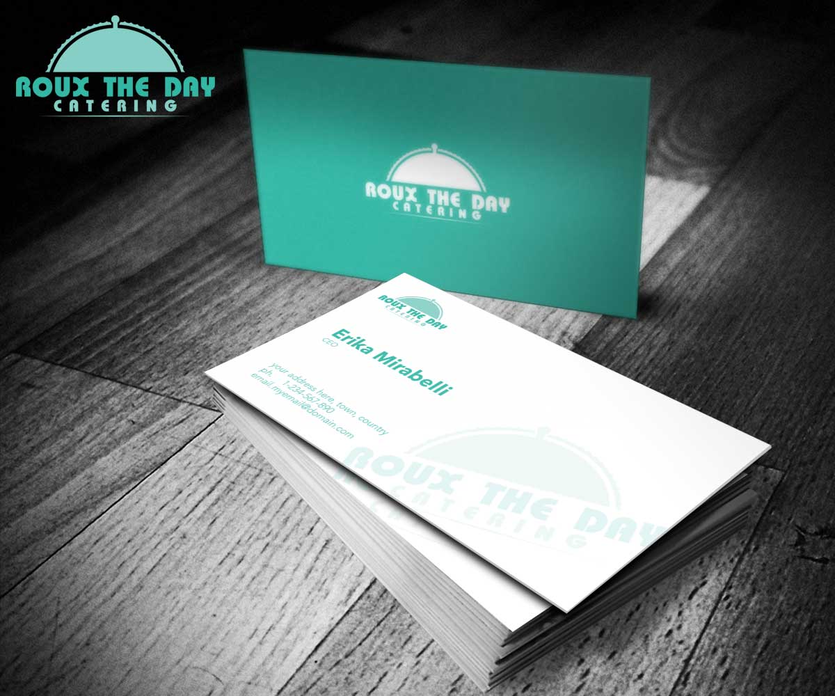 Design de Carte de Visite par ochaTheAngel pour Roux the Day Catering | Design #3341465
