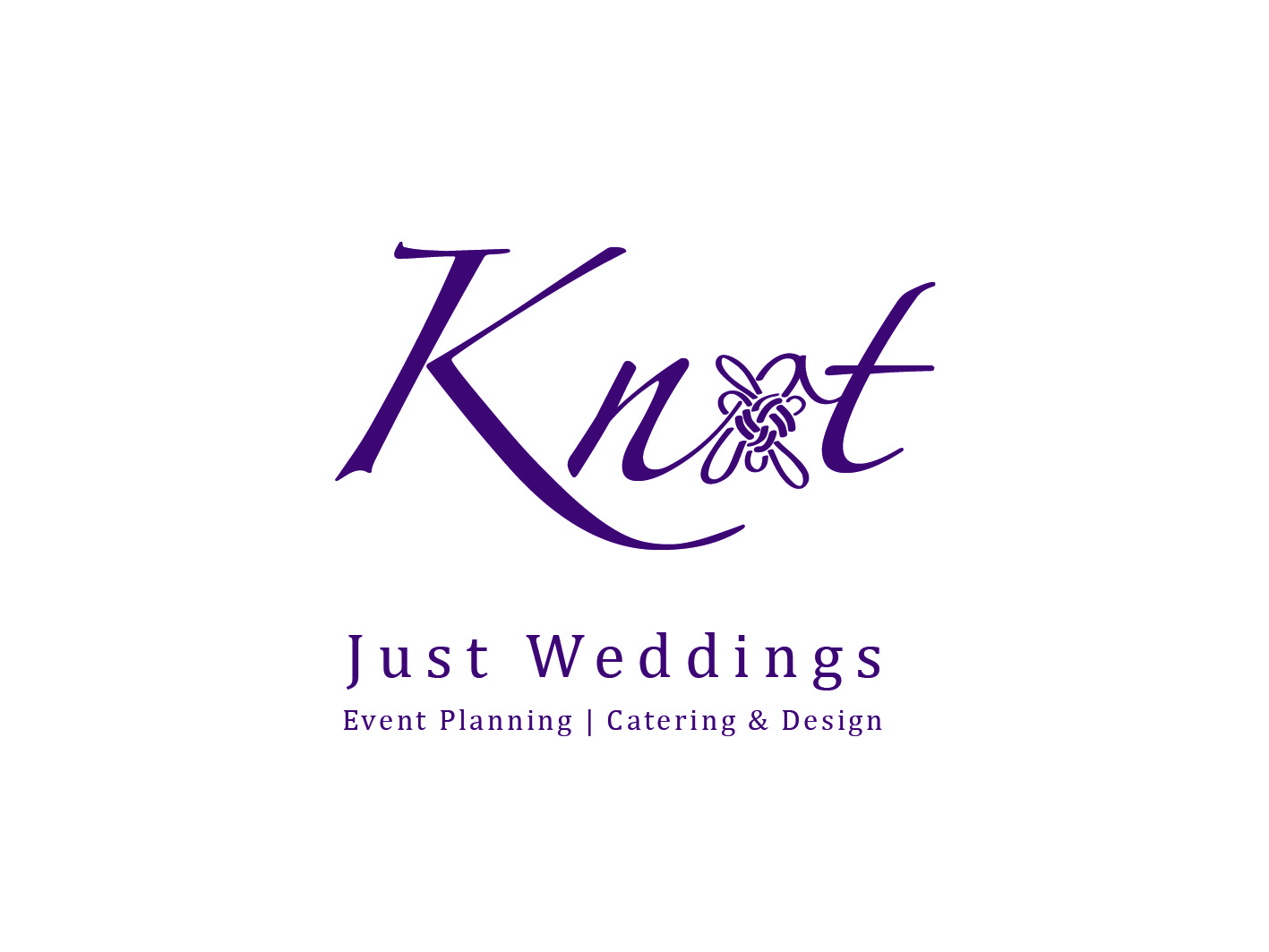 Logo Design by KINGU for Knot Just Weddings | Design #3422445