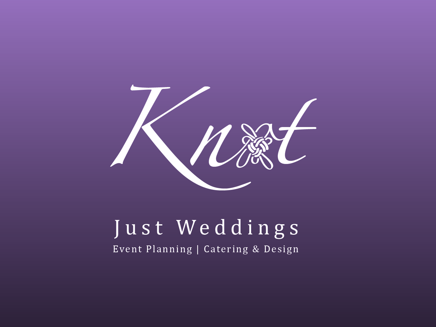 Logo Design by KINGU for Knot Just Weddings | Design #3422454