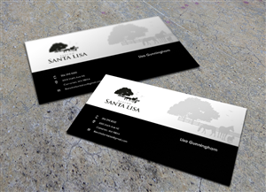 Rancho Santa Lisa Business cards | Visitenkarten-Design von Eggo May P