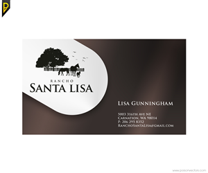 santa business cards
