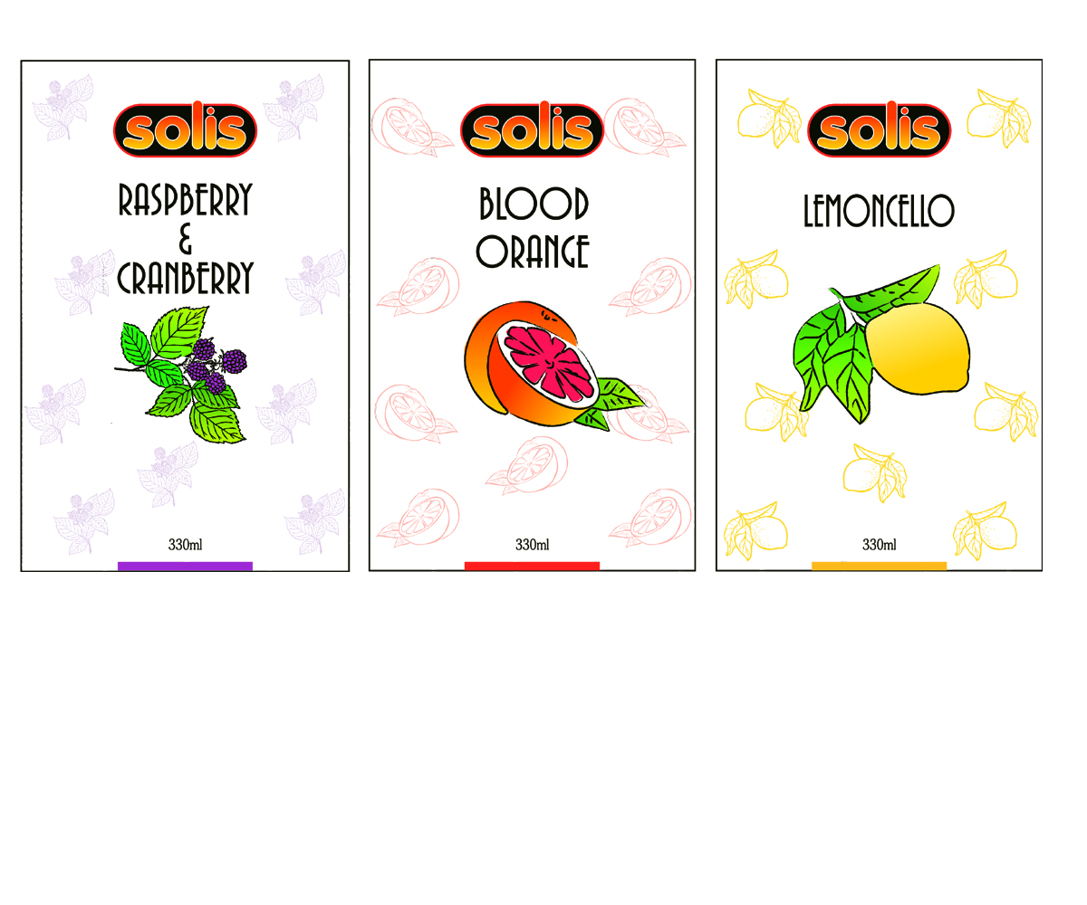 Label Design by mmalon for Solis Beverages Holding Pty Ltd | Design #3349178