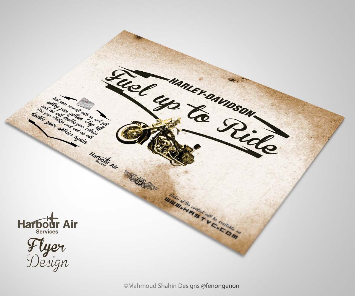 Flyer Design by Mahmoud Shahin for Hill Aircraft | Design #3338141