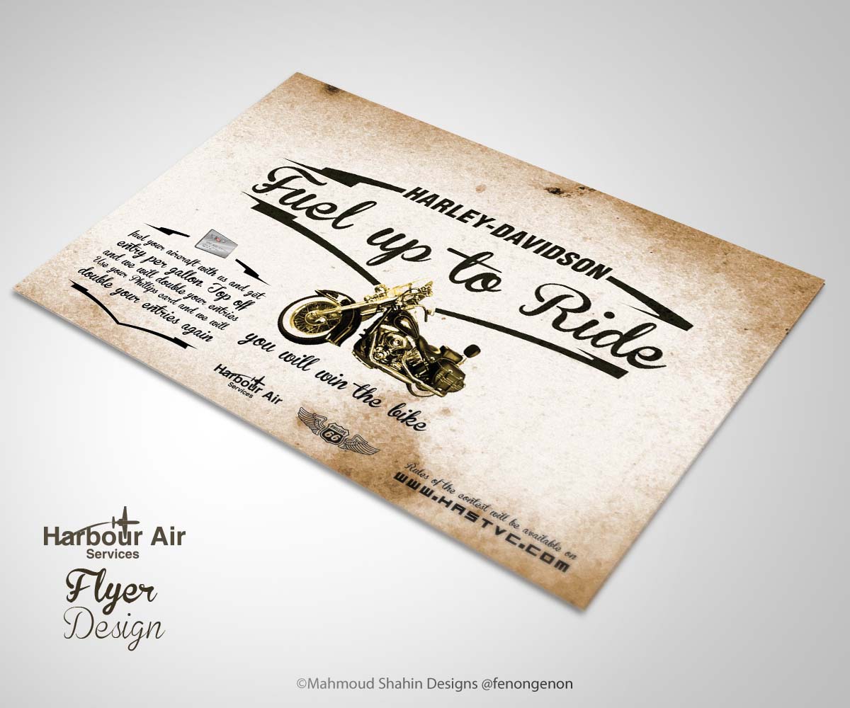 Flyer Design by Mahmoud Shahin for Hill Aircraft | Design #3340343