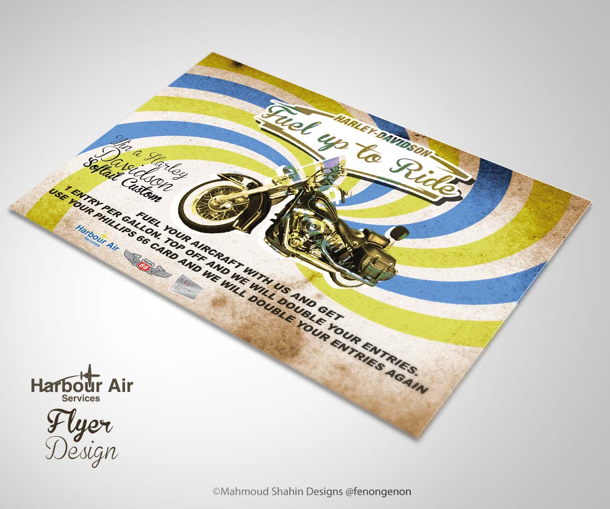 Flyer Design by Mahmoud Shahin for Hill Aircraft | Design #3357131