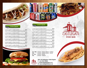 Menu Design by theblueart for this project | Design: #3368132