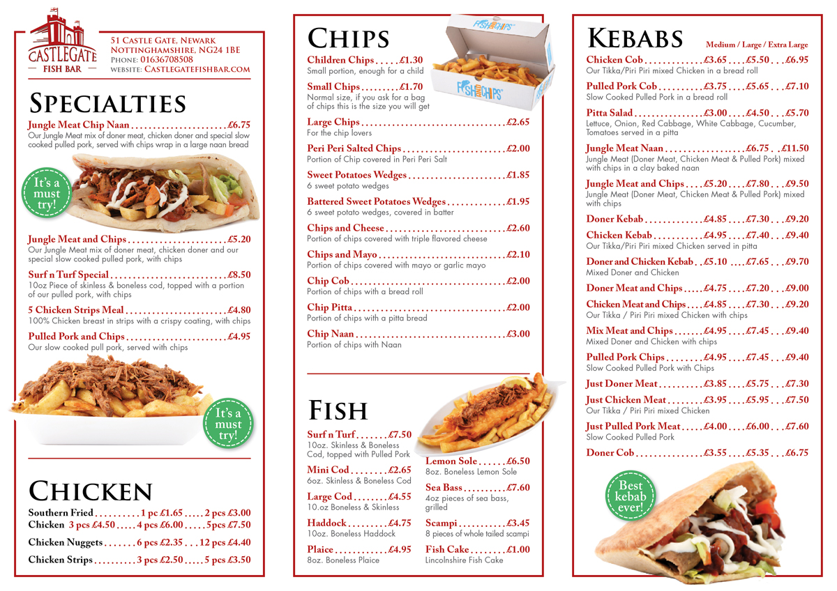 Menu Design by Ekanite for this project | Design #3373739