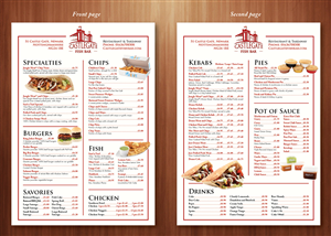 Menu Design by Ekanite for this project | Design: #3379071