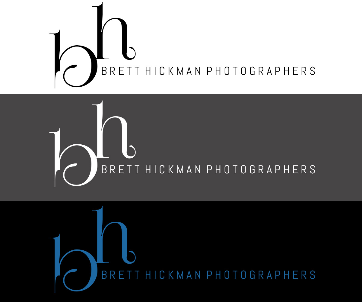 Diseño de Logo por designuvation para Brett Hickman Photographers | Diseño #3363037