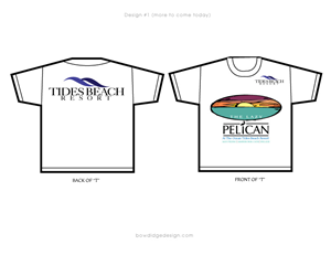 T-Shirt-Design von Bowdidge Design für Tides Beach Resort LTD | Design: #3393969