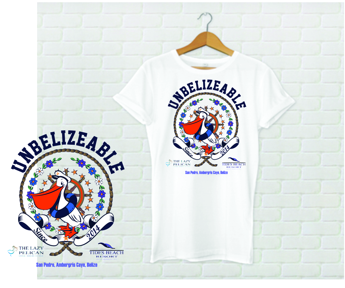 T-shirt Design by InkPink Studio for Tides Beach Resort LTD | Design #3354458