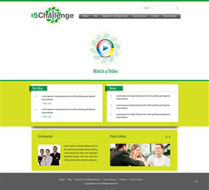 Wordpress Design by pb for Exela Ventures LLC | Design: #834250