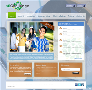 Wordpress Design by pb for Exela Ventures LLC | Design: #838646
