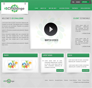 Wordpress Design by Eminents Infosoft for Exela Ventures LLC | Design: #836387