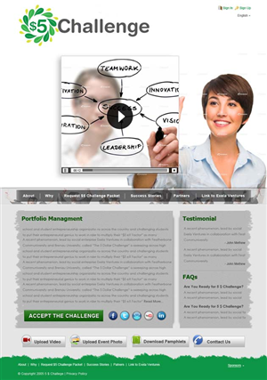 Wordpress Design by Eminents Infosoft for Exela Ventures LLC | Design: #838267