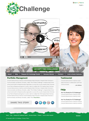 Wordpress Design by Eminents Infosoft for Exela Ventures LLC | Design: #838269