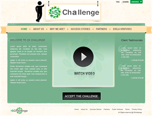 Wordpress Design by Eminents Infosoft for Exela Ventures LLC | Design: #838270