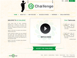 Wordpress Design by Eminents Infosoft for Exela Ventures LLC | Design: #838271