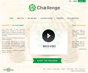 Wordpress Design by Eminents Infosoft for Exela Ventures LLC | Design: #845440