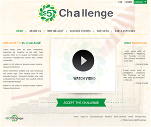 Wordpress Design by Eminents Infosoft for Exela Ventures LLC | Design: #847108