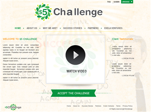 Wordpress Design by Eminents Infosoft for Exela Ventures LLC | Design: #847109