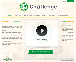Wordpress Design by Eminents Infosoft for Exela Ventures LLC | Design: #847110