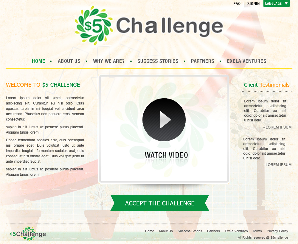 Wordpress Design by Eminents Infosoft for Exela Ventures LLC | Design #847112