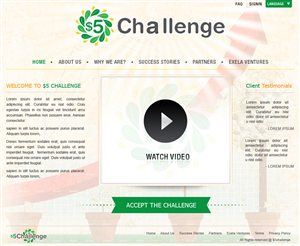 Wordpress Design by Eminents Infosoft for Exela Ventures LLC | Design: #847112