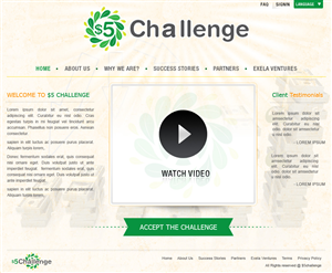 Wordpress Design by Eminents Infosoft for Exela Ventures LLC | Design: #847113