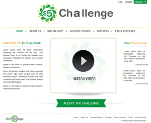 Wordpress Design by Eminents Infosoft for Exela Ventures LLC | Design: #849976
