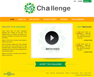 Wordpress Design by Eminents Infosoft for Exela Ventures LLC | Design: #849977