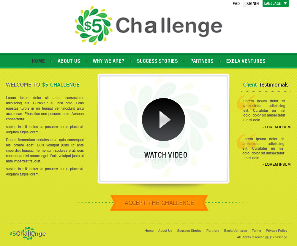 WordPress-Design von Eminents Infosoft für Exela Ventures LLC | Design #849979
