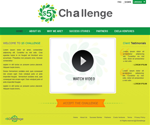Wordpress Design by Eminents Infosoft for Exela Ventures LLC | Design: #849979