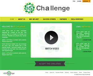 Wordpress Design by Eminents Infosoft for Exela Ventures LLC | Design: #849980