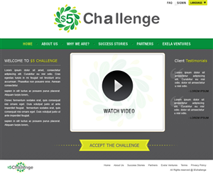 Wordpress Design by Eminents Infosoft for Exela Ventures LLC | Design: #849981