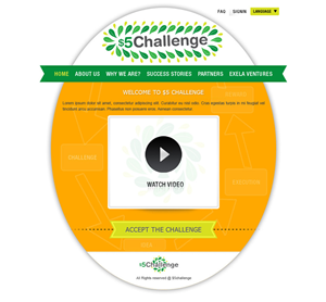 Wordpress Design by Eminents Infosoft for Exela Ventures LLC | Design: #853682