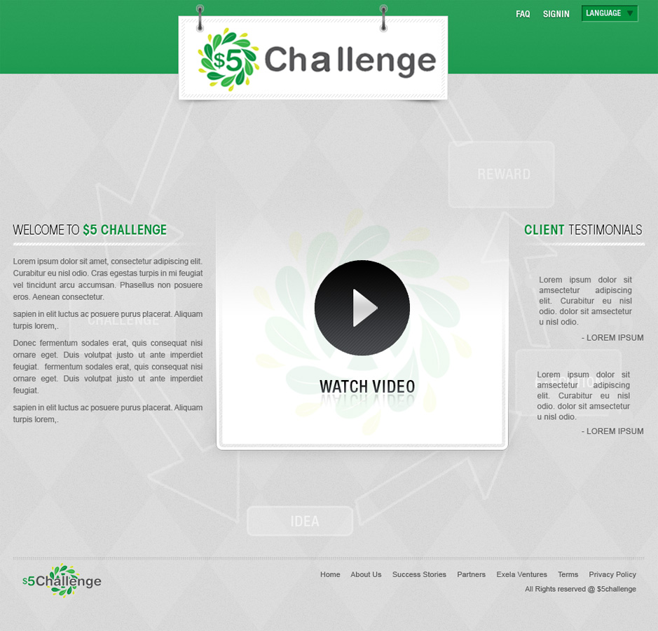 Diseño Wordpress por Eminents Infosoft para Exela Ventures LLC | Diseño #873807