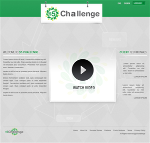 Wordpress Design by Eminents Infosoft for Exela Ventures LLC | Design: #873807