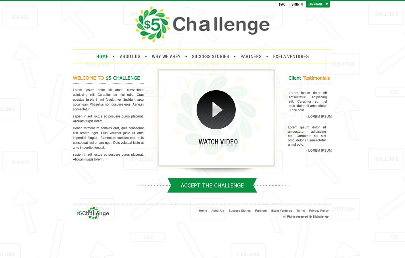 Design Wordpress par Eminents Infosoft pour Exela Ventures LLC | Design #873808