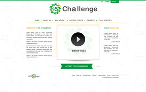 Wordpress Design by Eminents Infosoft for Exela Ventures LLC | Design: #873808