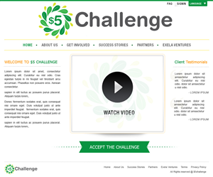 $5 Challenge Website Required